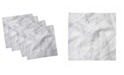 Ambesonne Marble Set of 4 Napkins, 18" x 18"